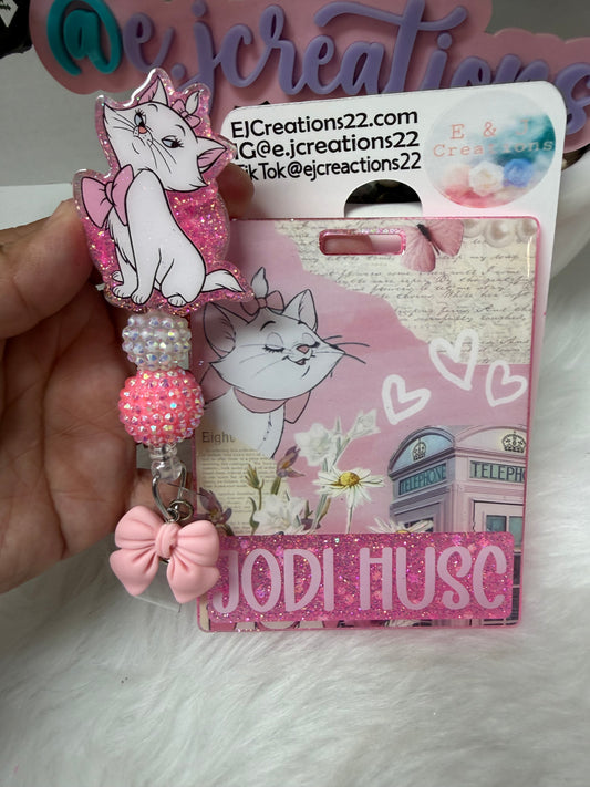 Classy Sassy Cat Badge Buddy Set
