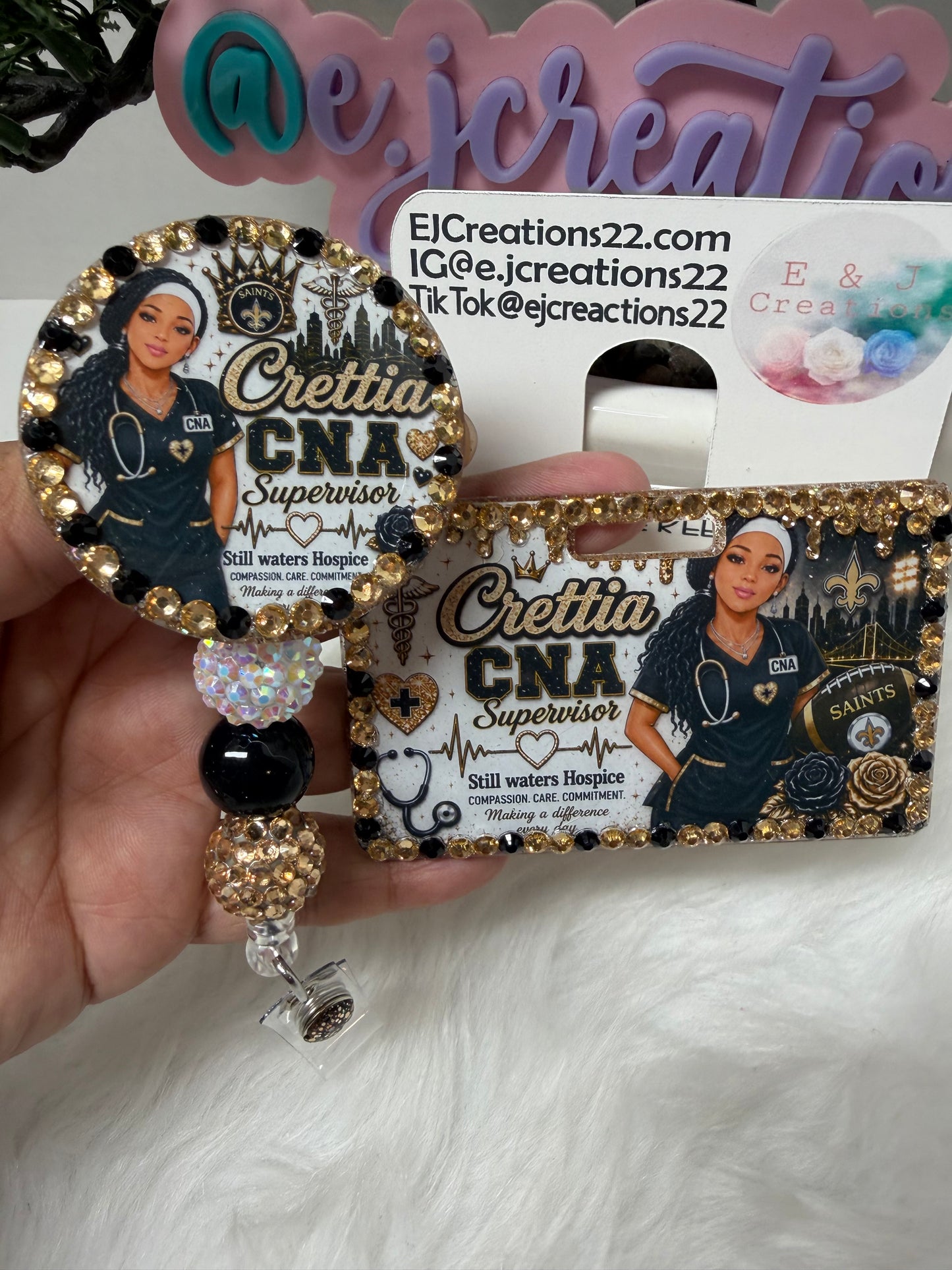 SAINT Bedazzle ID BADGE SET