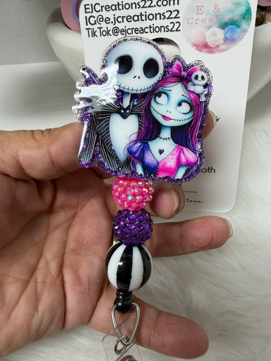 Christmas Couple Badge Reel