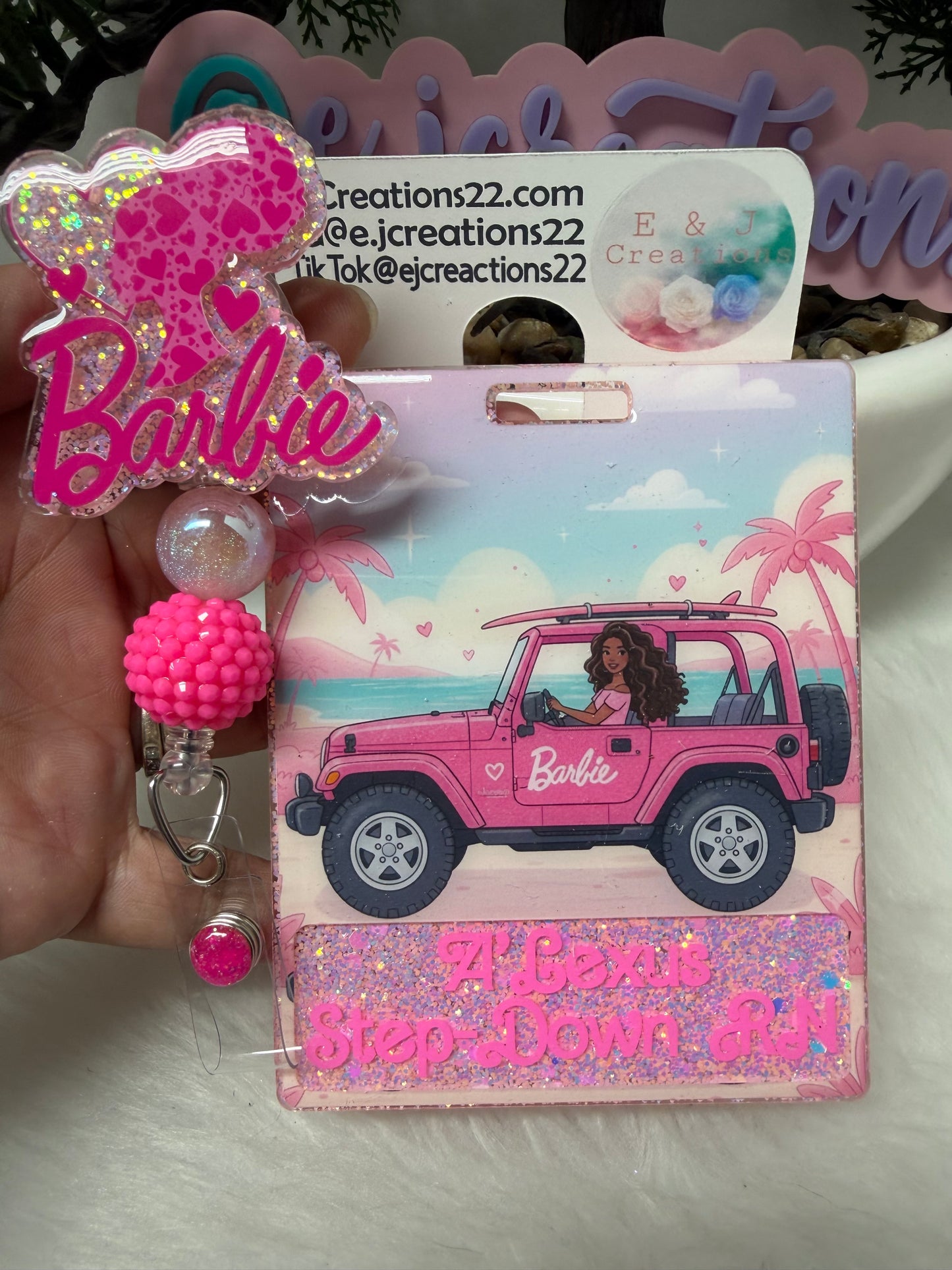 Afro Classy Doll Badge Buddy Set