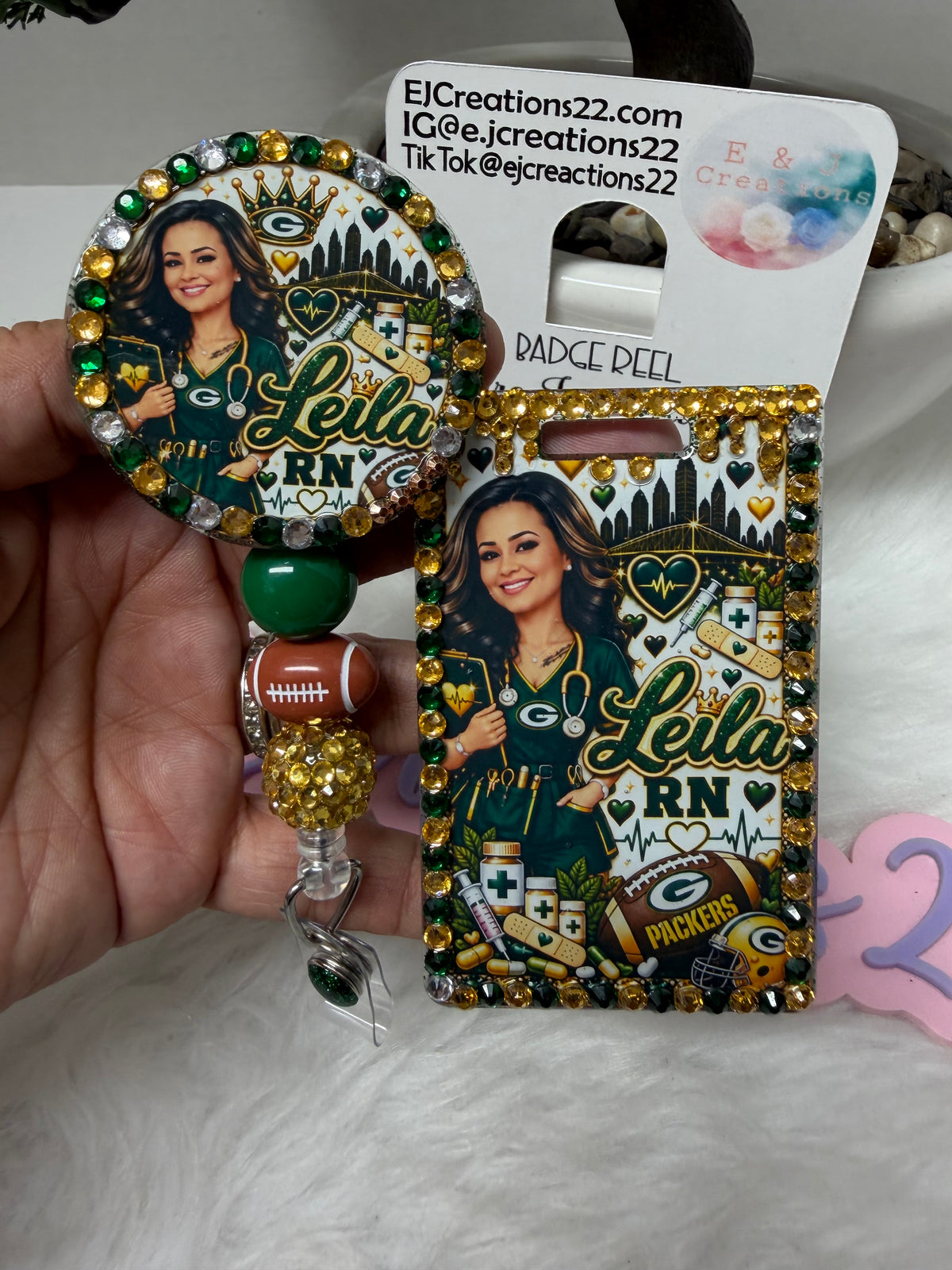 GP Bedazzled Name Badge Set