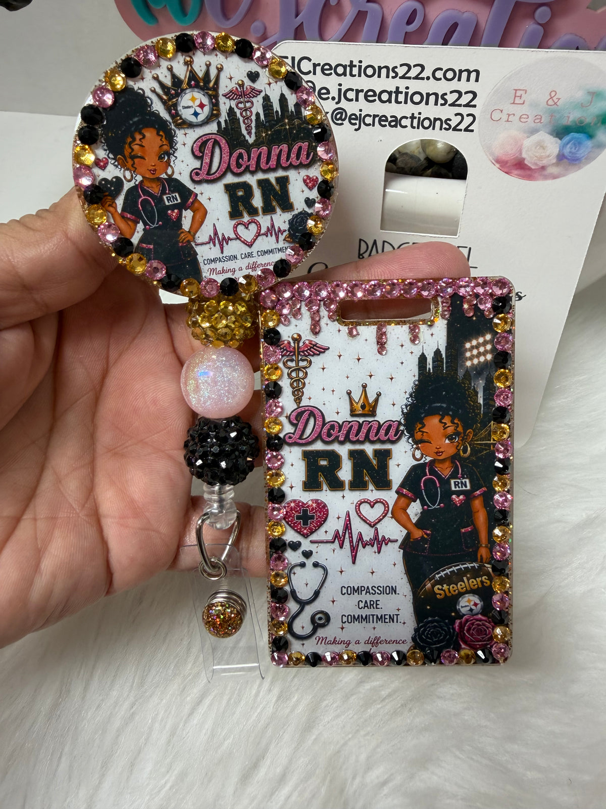 Bedazzle Stealrs ID Badge Set