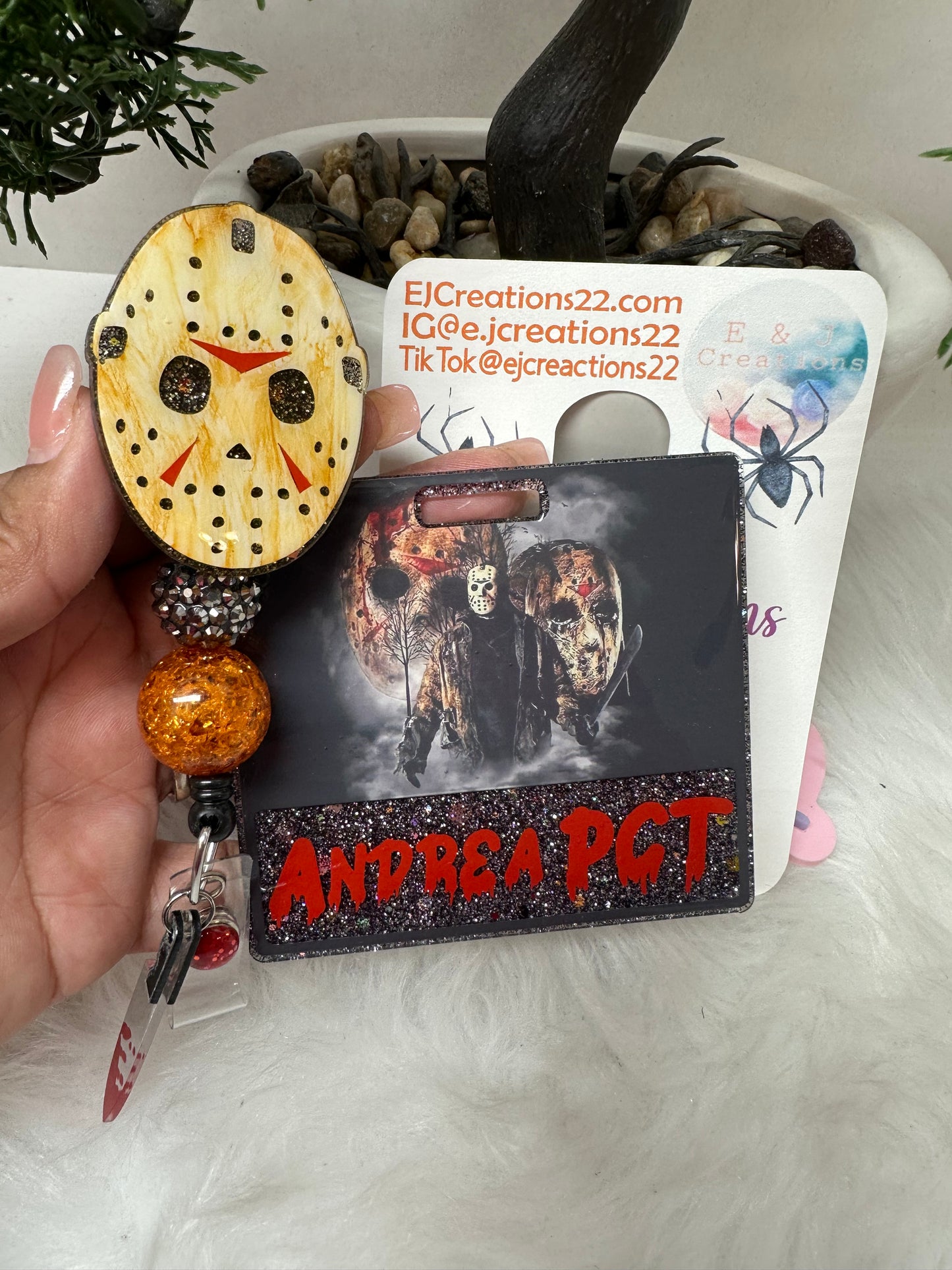 Hockey Mask Badge Buddy Set