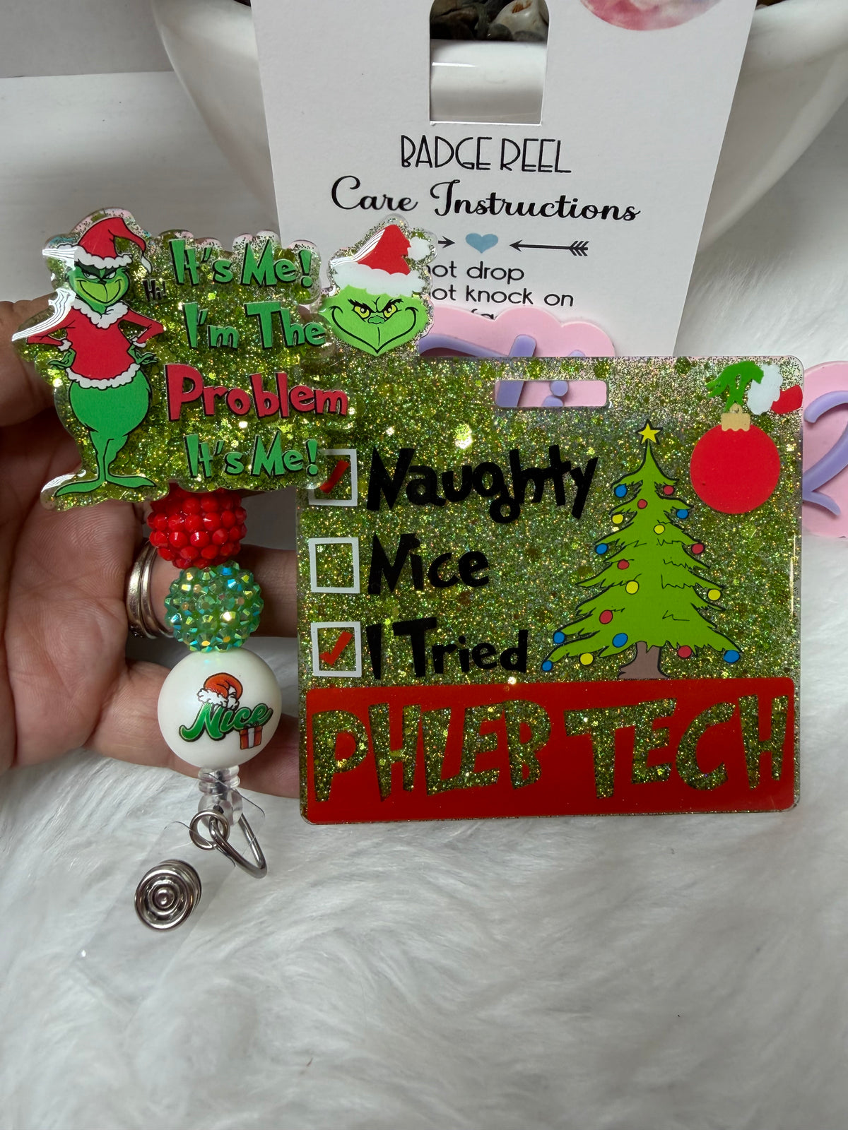 NEW Grinchmas Badge  Buddy Set