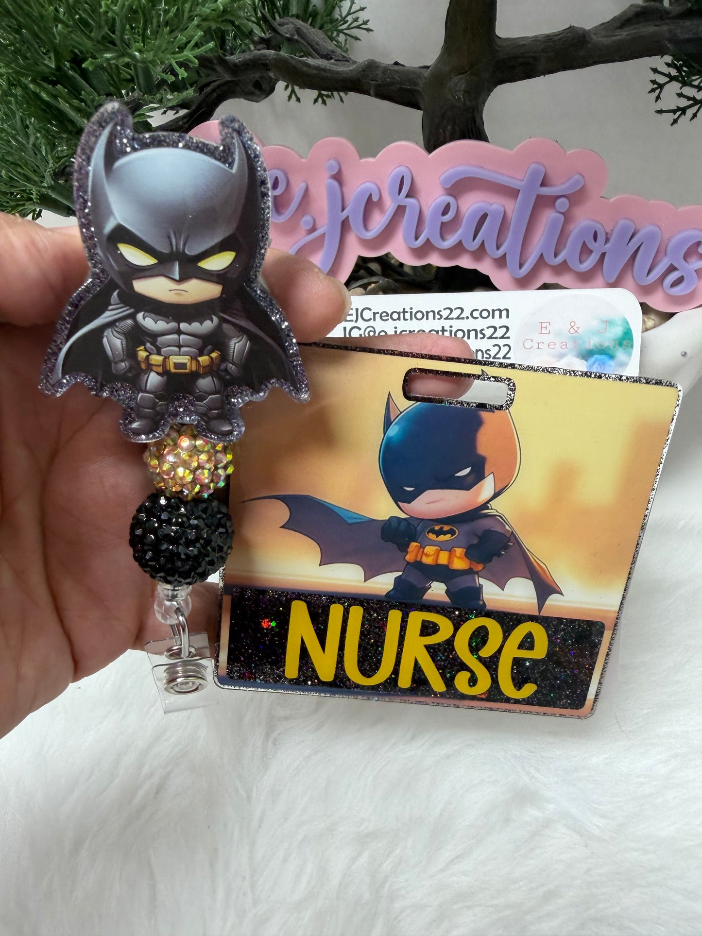Baby Batman Badge Buddy Set