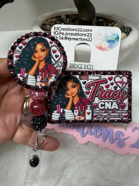 Bedazzled Name Badge