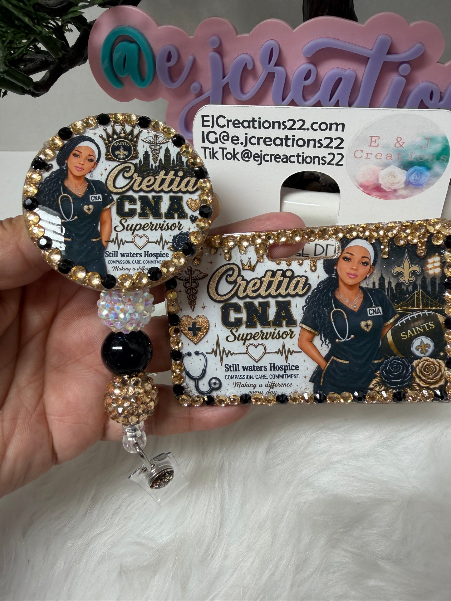 SAINT Bedazzle ID BADGE SET