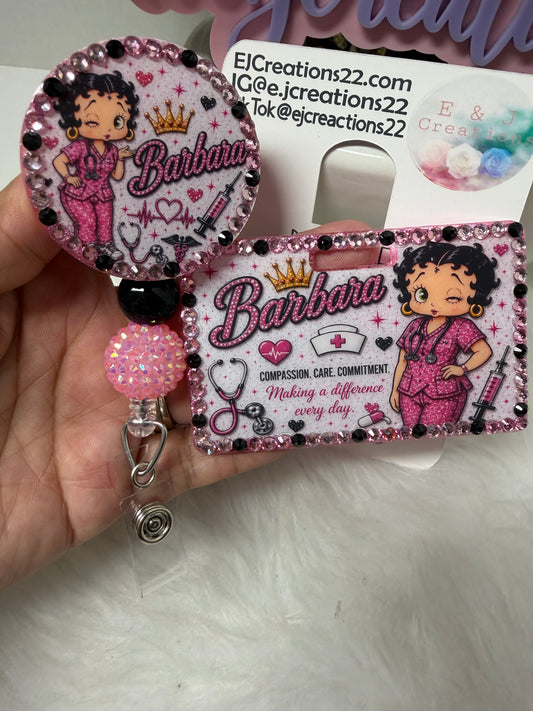 Bedazzle Betty ID Badge Set