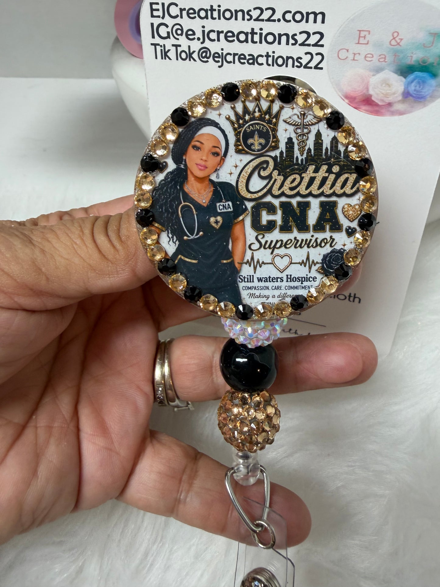 SAINT Bedazzle ID BADGE SET
