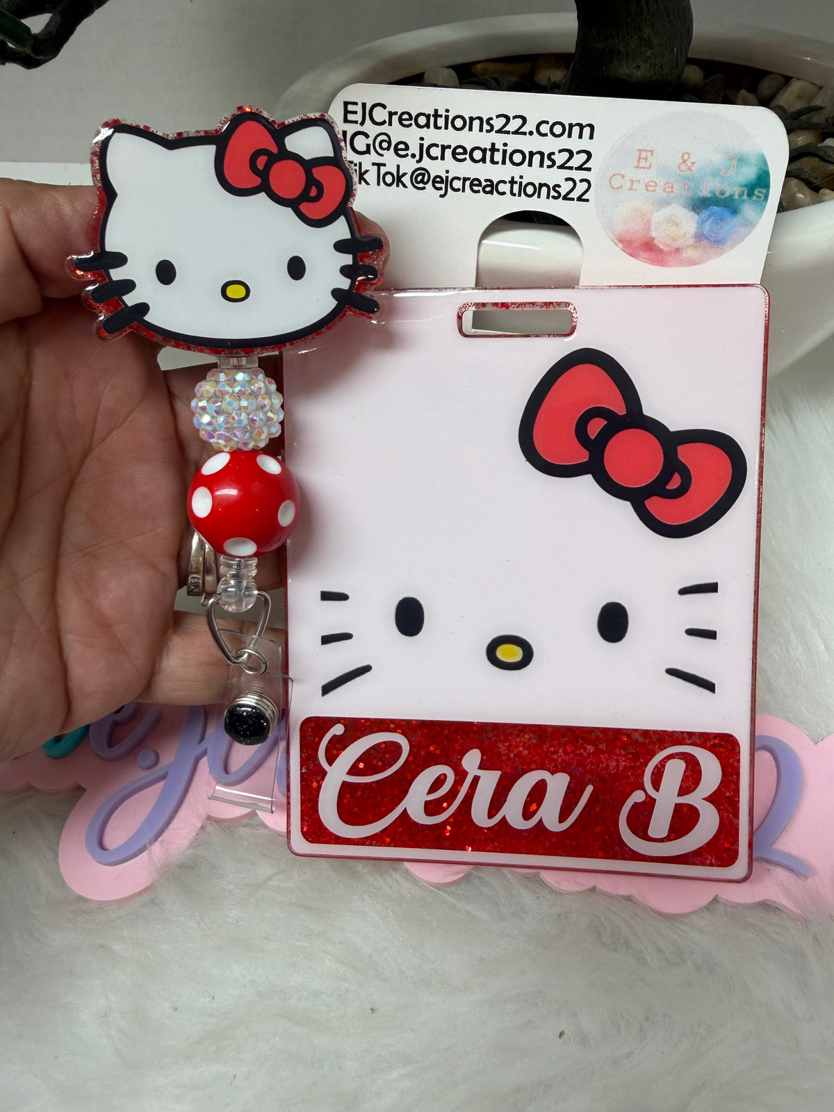 Red HK Badge Buddy Set