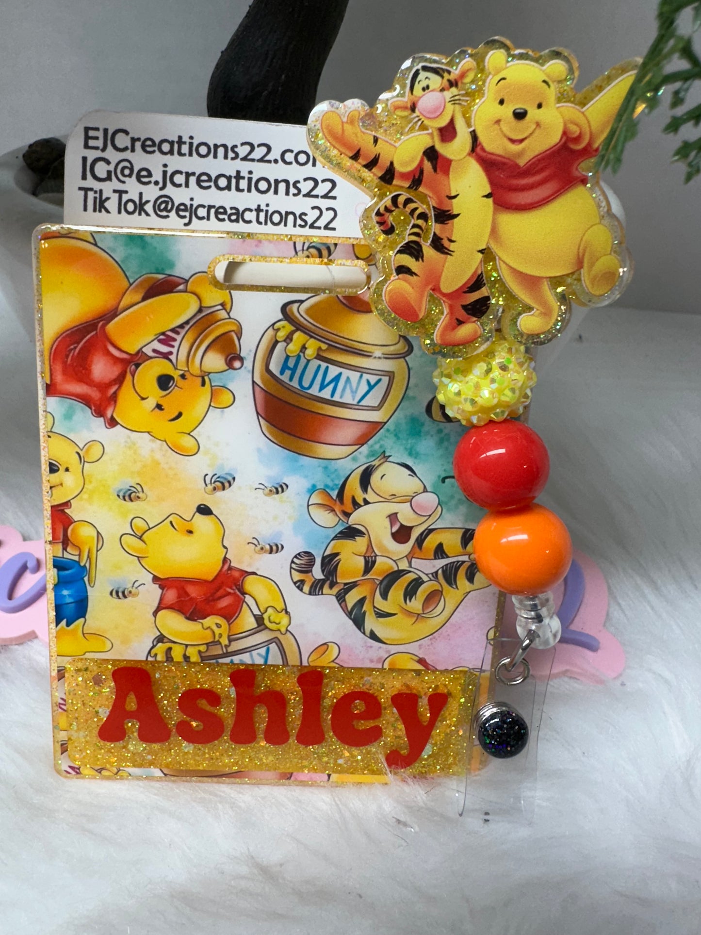 Bear and Tiger Badge Buddy Set