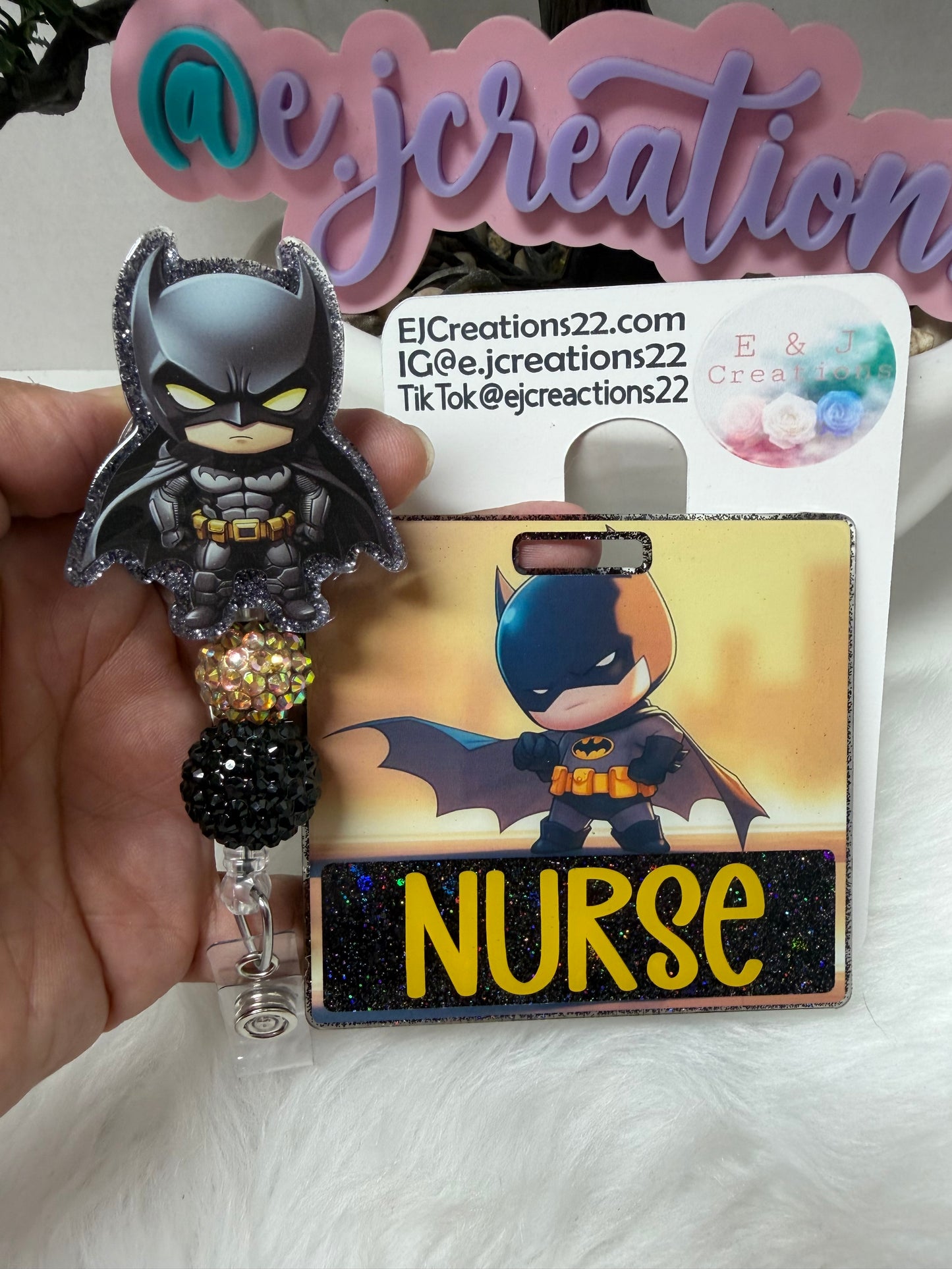 Baby Batman Badge Buddy Set