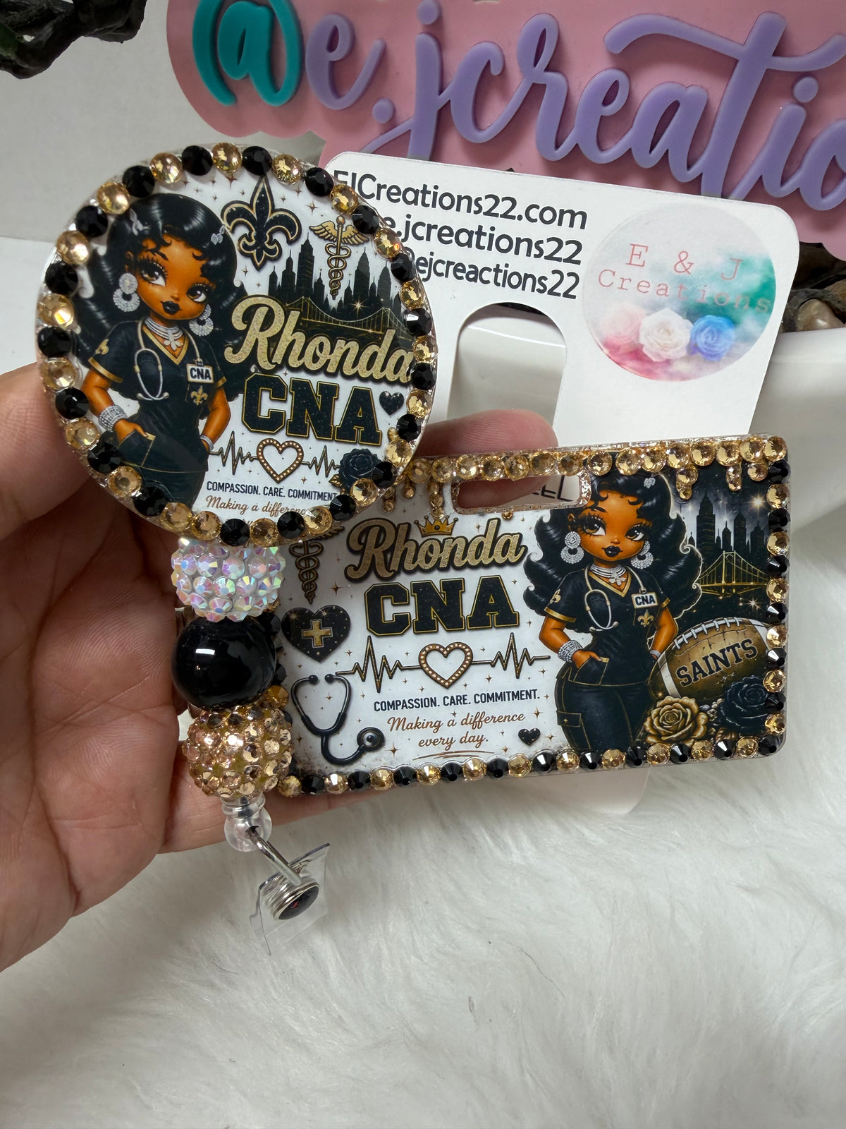 SAINT Bedazzle ID BADGE SET