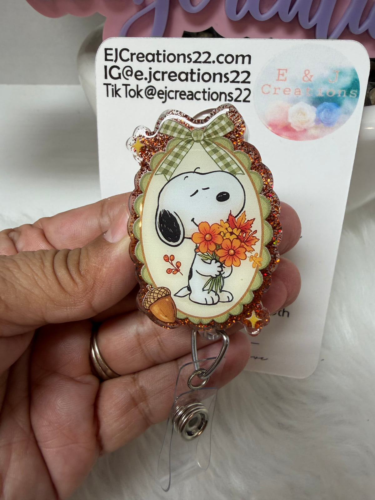 FALL PUP BADGE REEL