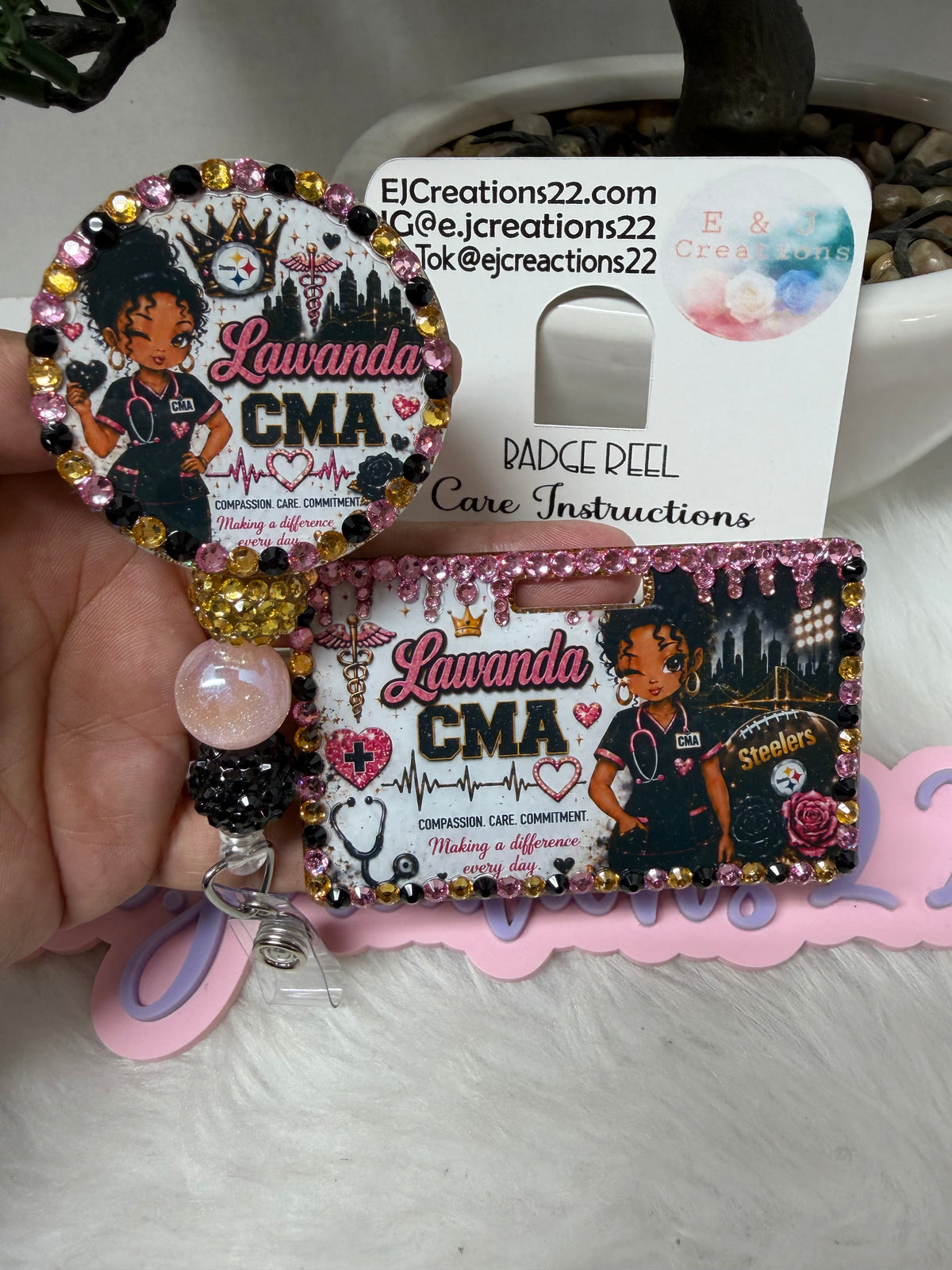 Bedazzle Stealrs ID Badge Set