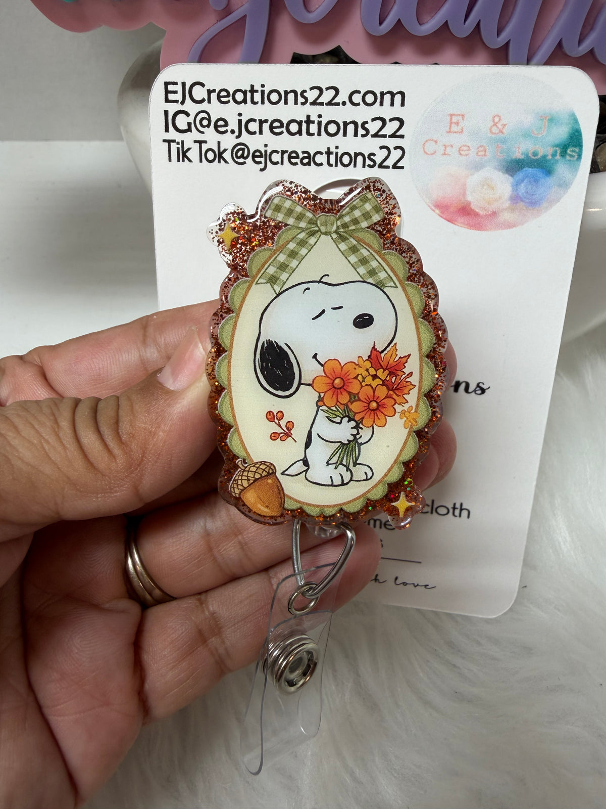 FALL PUP BADGE REEL