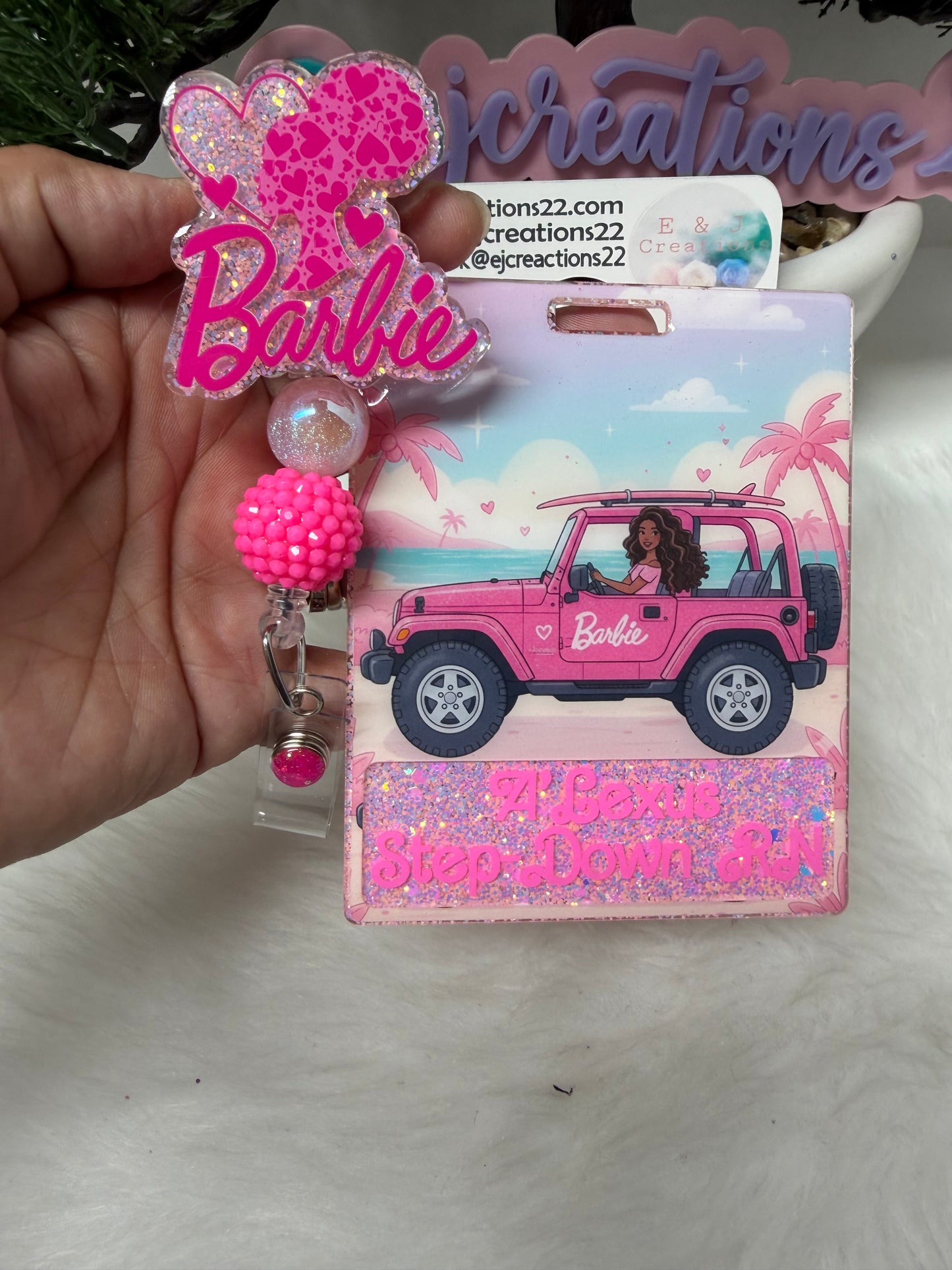 Afro Classy Doll Badge Buddy Set