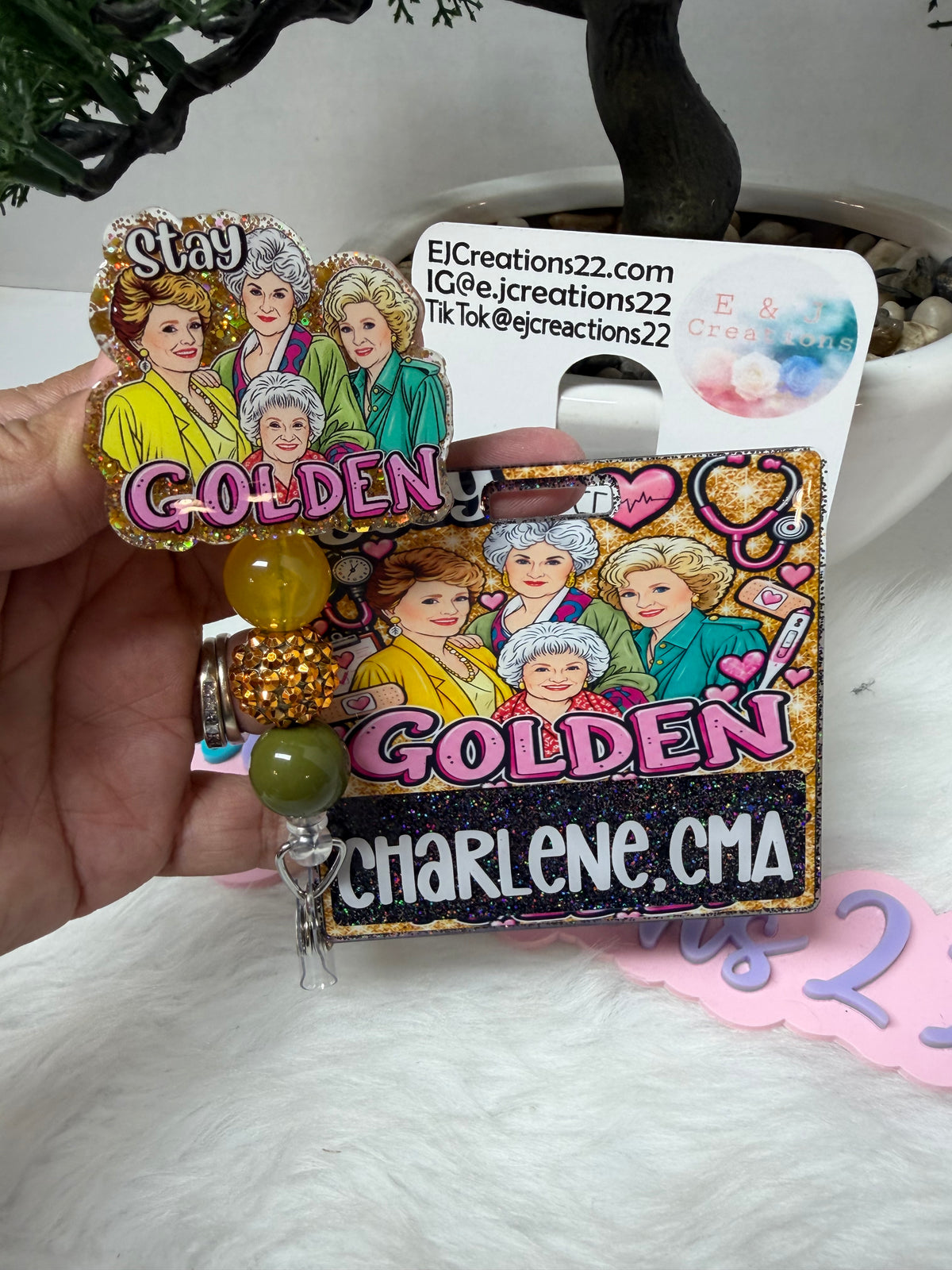 Golden Friends Badge Buddy Set