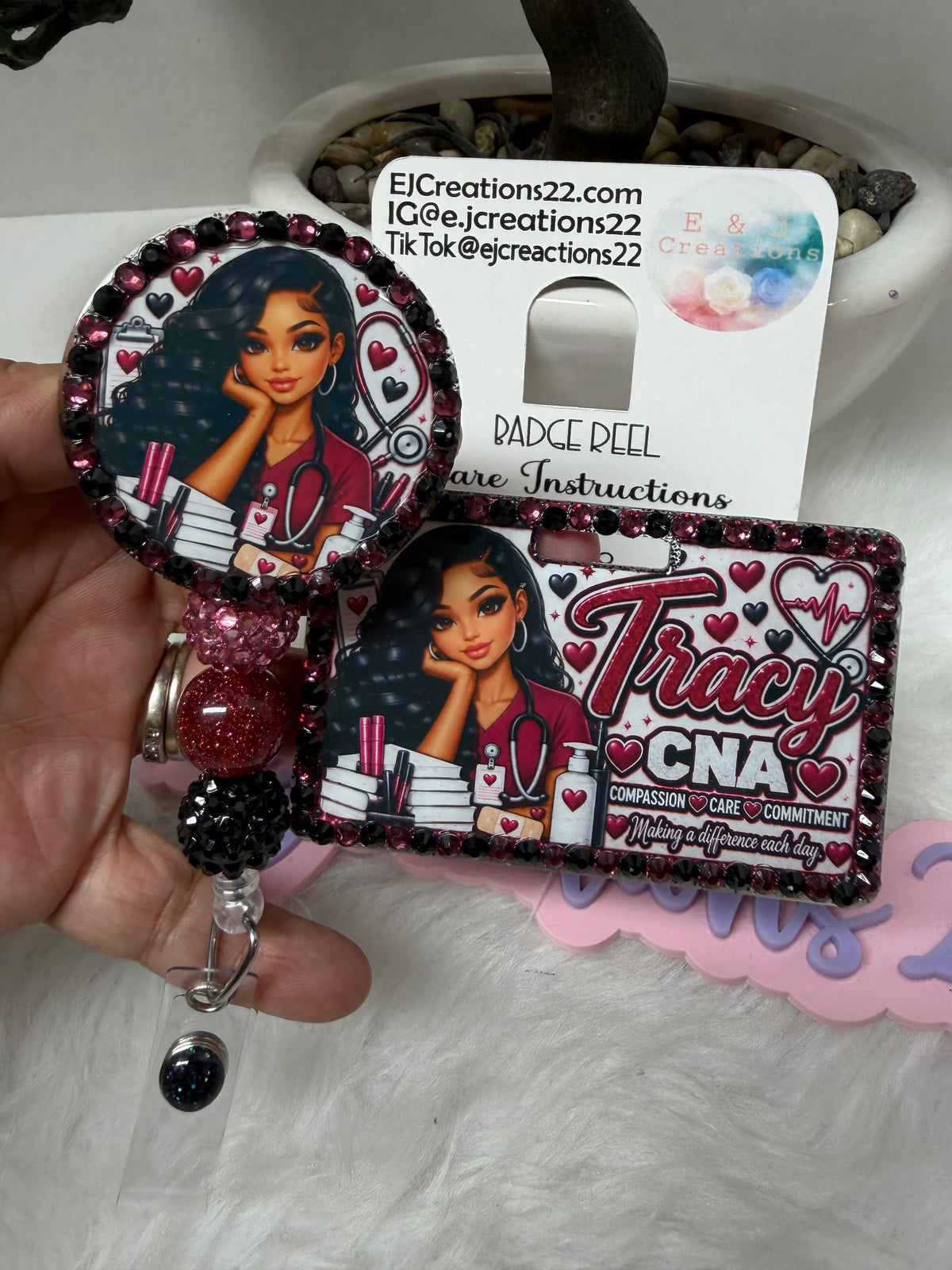 Bedazzled Name Badge