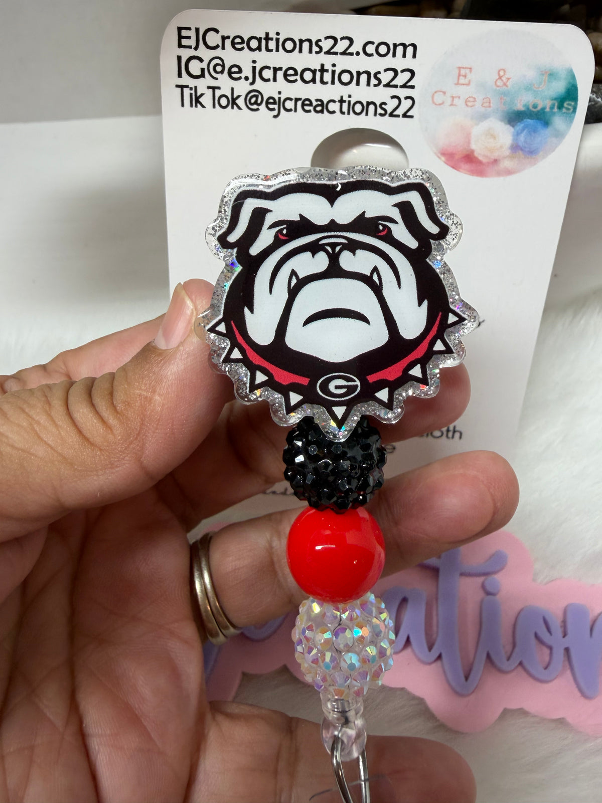 GA Bulldogs Badge Reel
