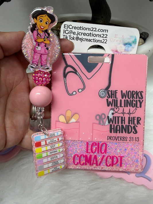Medical Girlie Badge Buddy Set