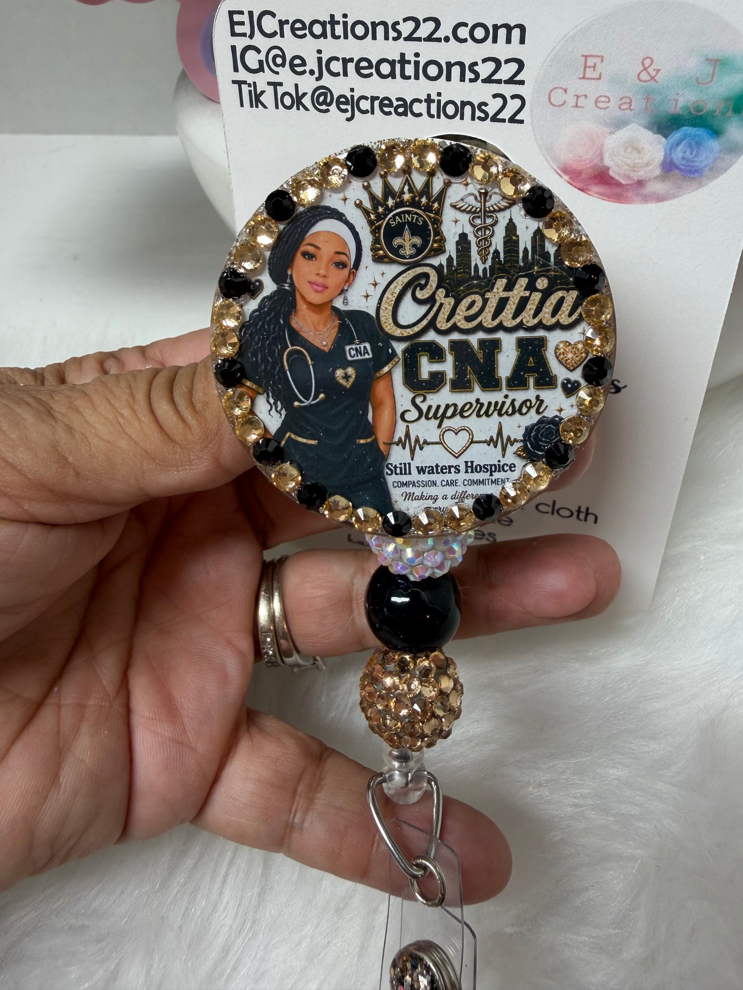 SAINT Bedazzle ID BADGE SET