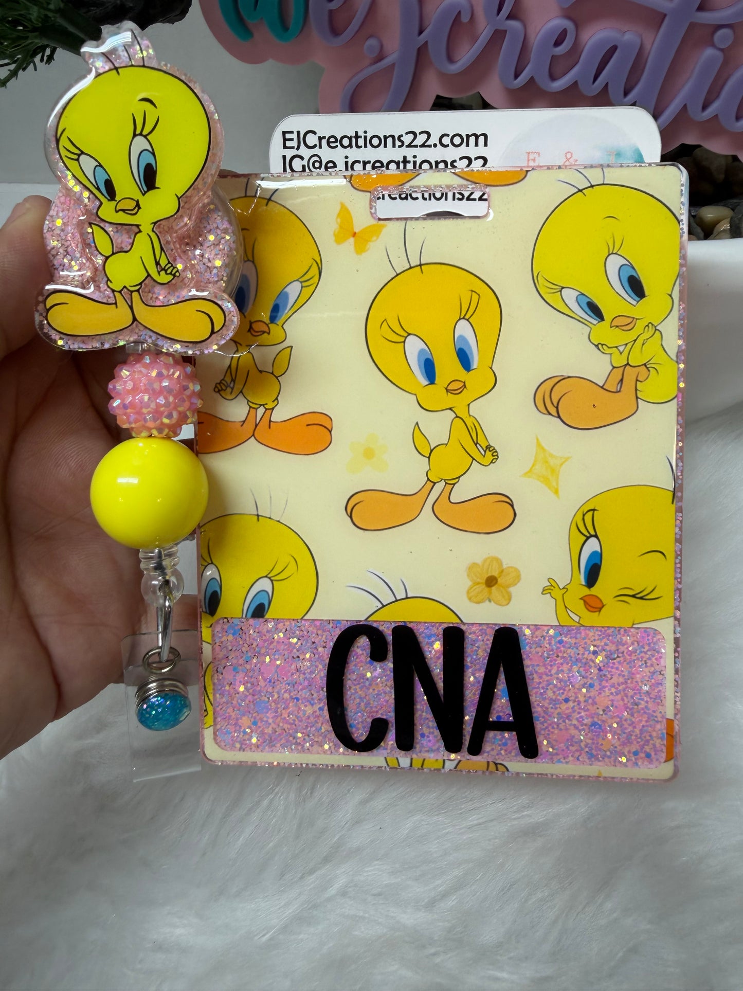 Yellow Bird Badge Buddy Set