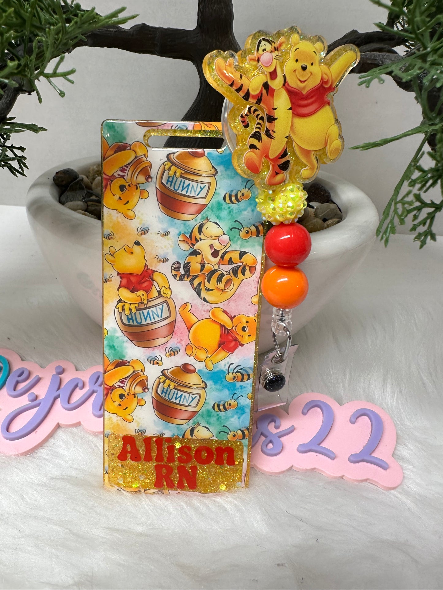 Bear and Tiger Badge Buddy Set