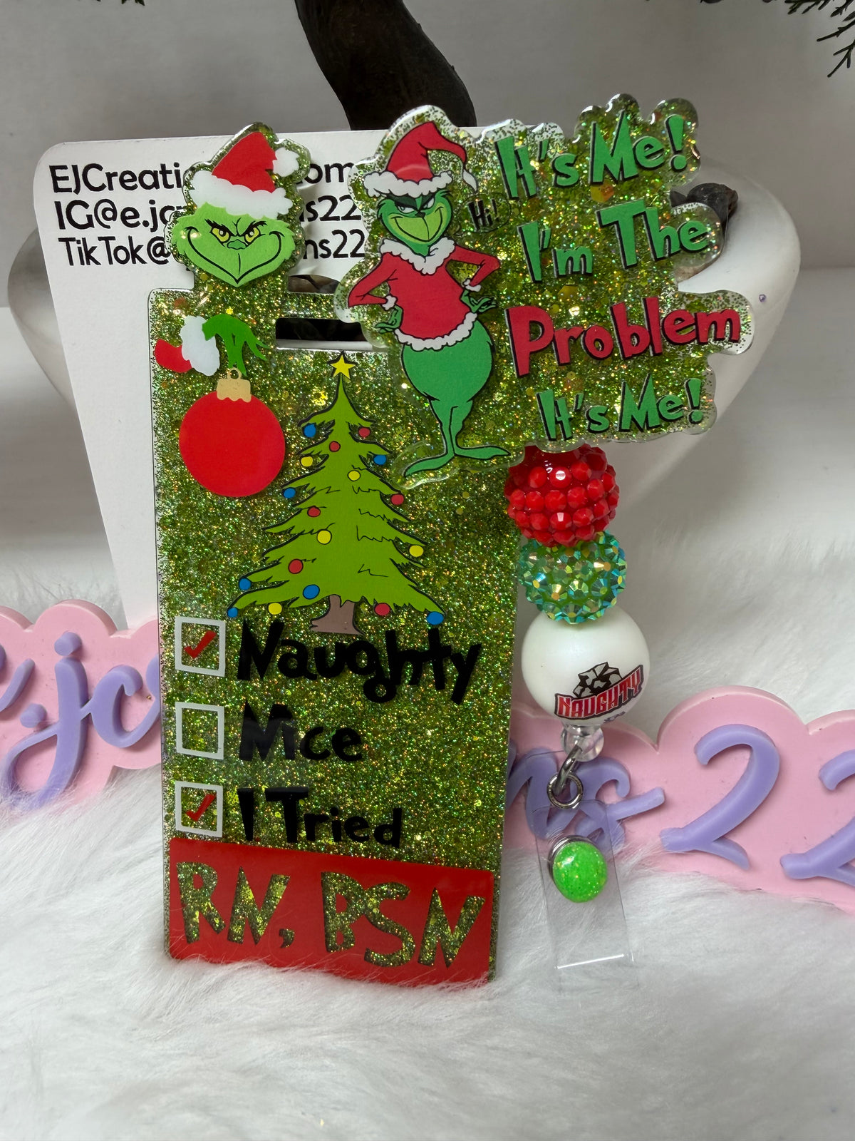 NEW Grinchmas Badge  Buddy Set