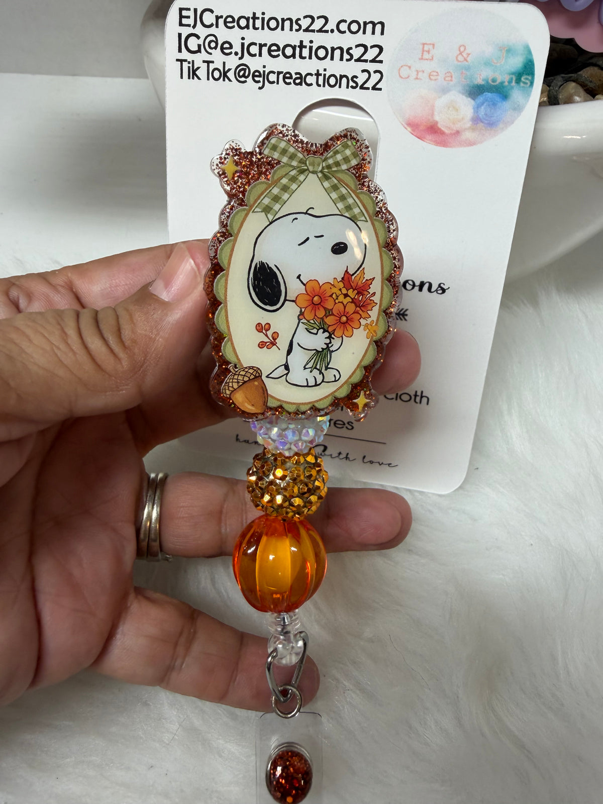 FALL PUP BADGE REEL