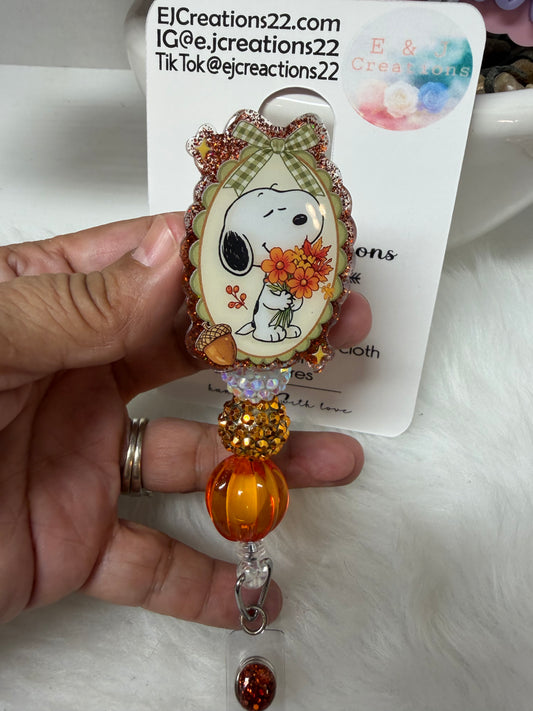FALL PUP BADGE REEL