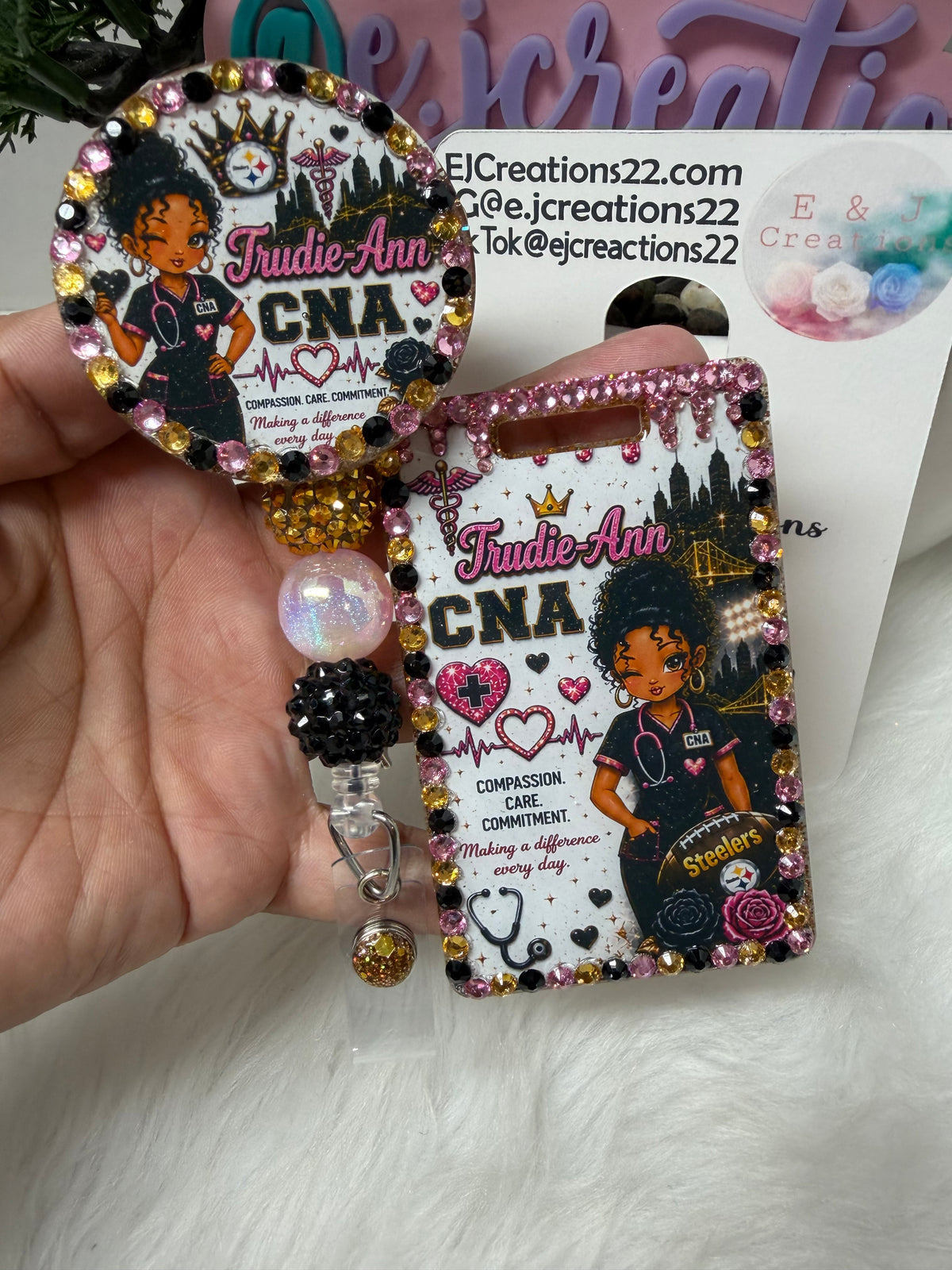 Bedazzle Stealrs ID Badge Set