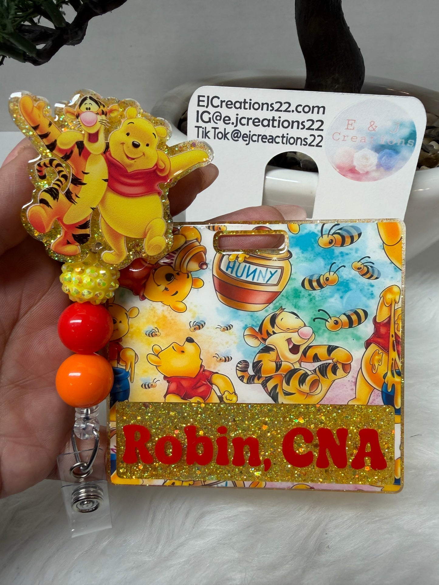 Bear and Tiger Badge Buddy Set