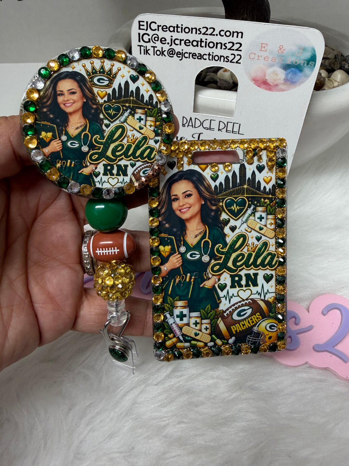 GP Bedazzled Name Badge Set