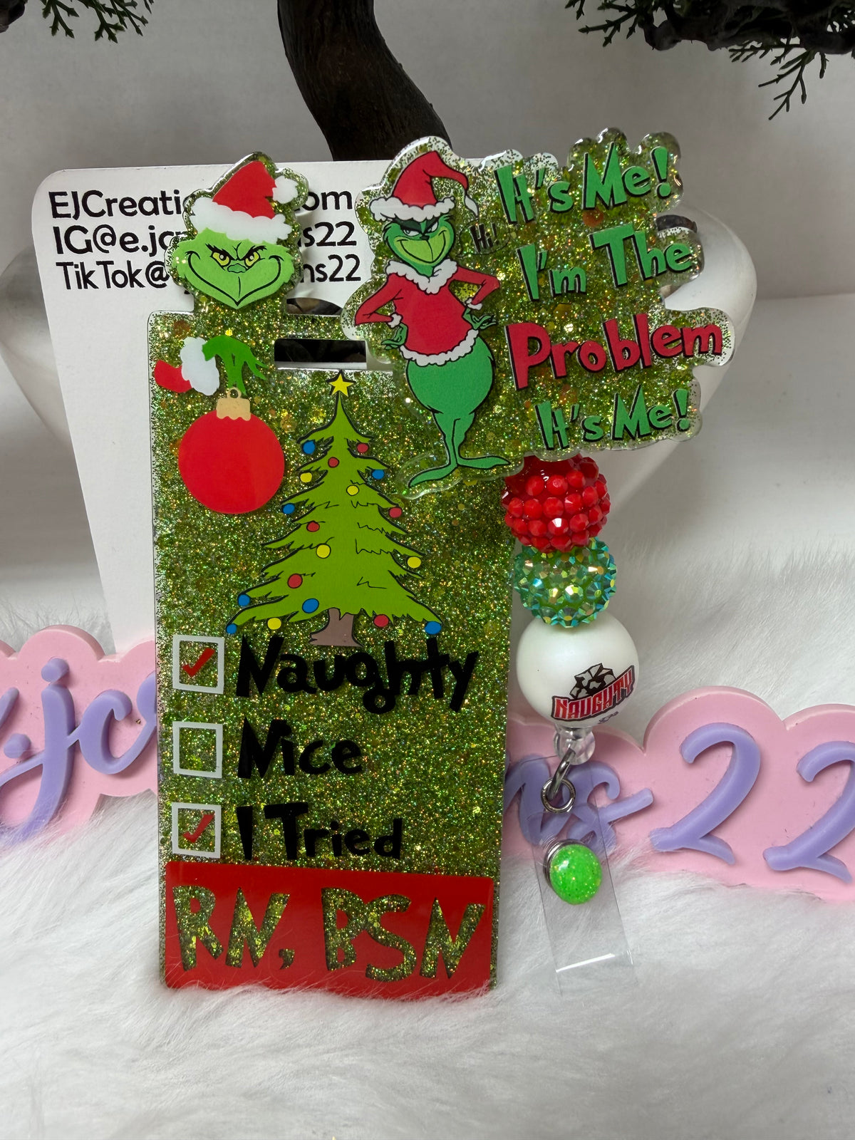 NEW Grinchmas Badge  Buddy Set