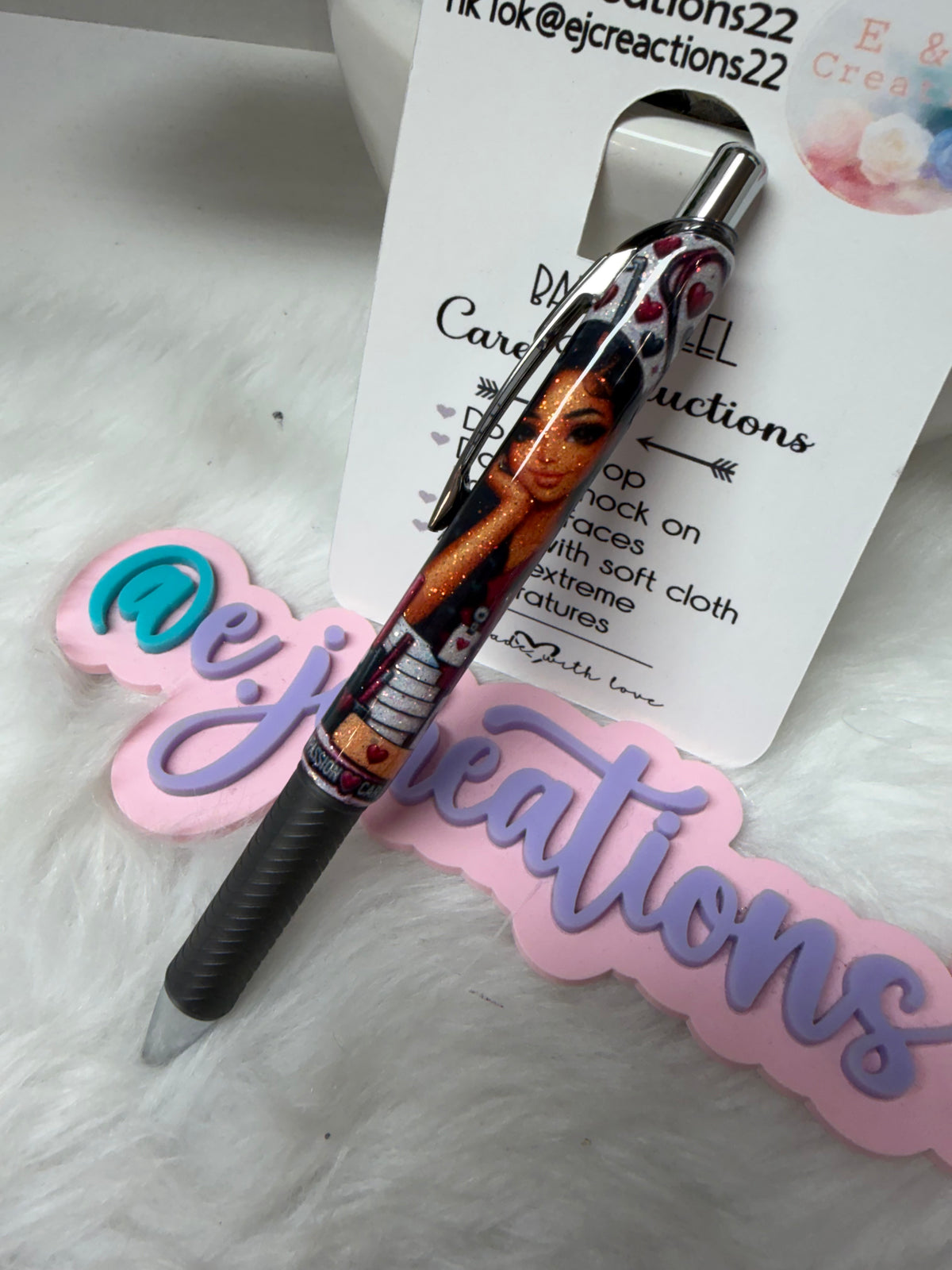 Bedazzled Name Badge