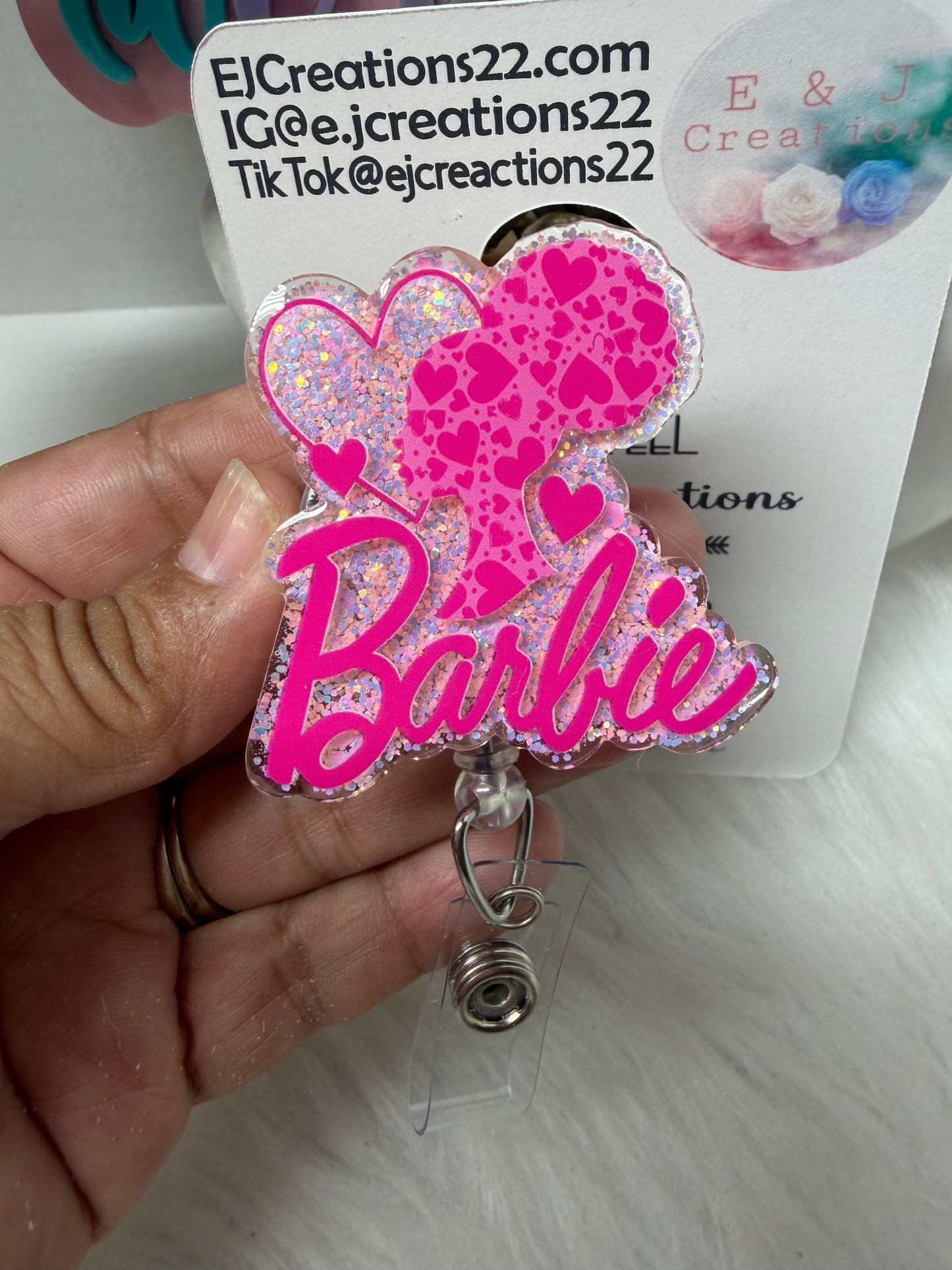 Afro Classy Doll Badge Reel