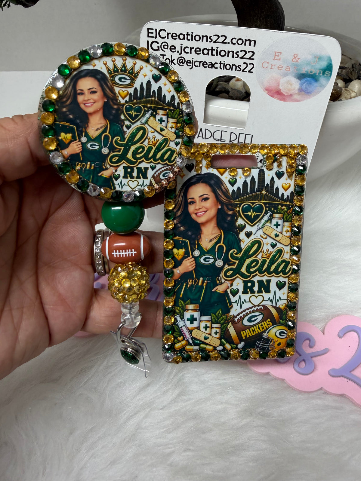 GP Bedazzled Name Badge Set