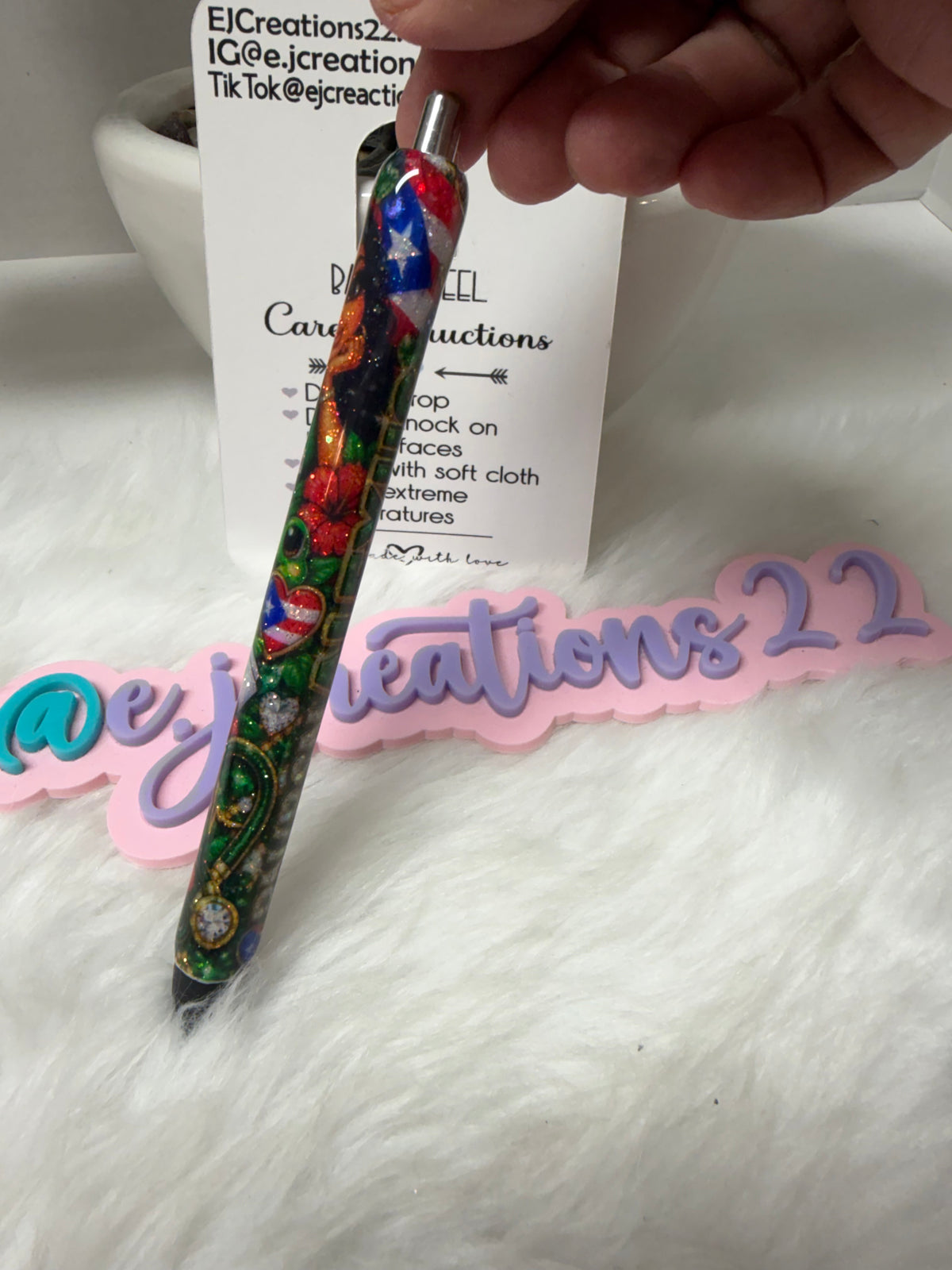 PR Bedazzled Name Badge