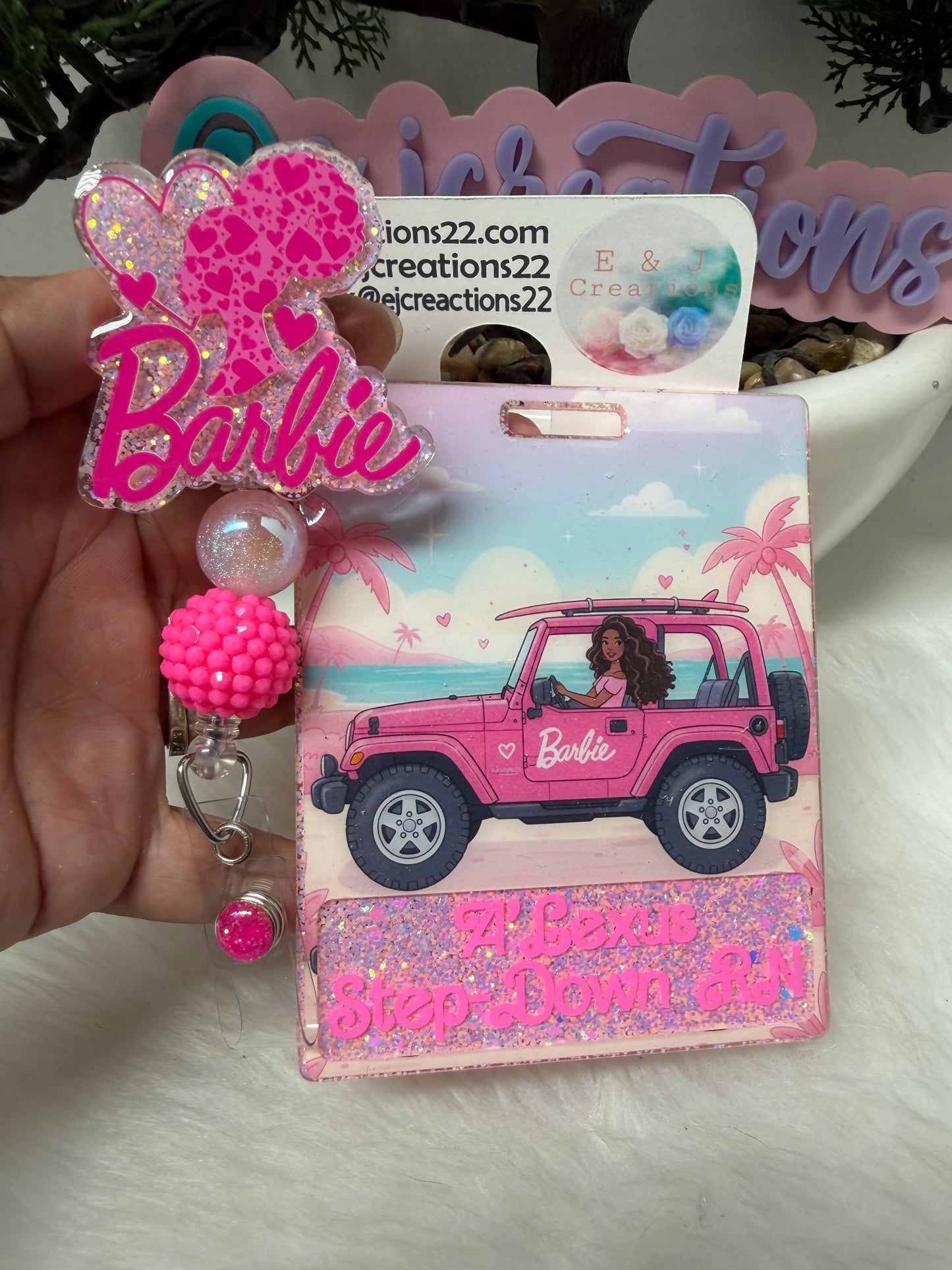 Afro Classy Doll Badge Buddy Set