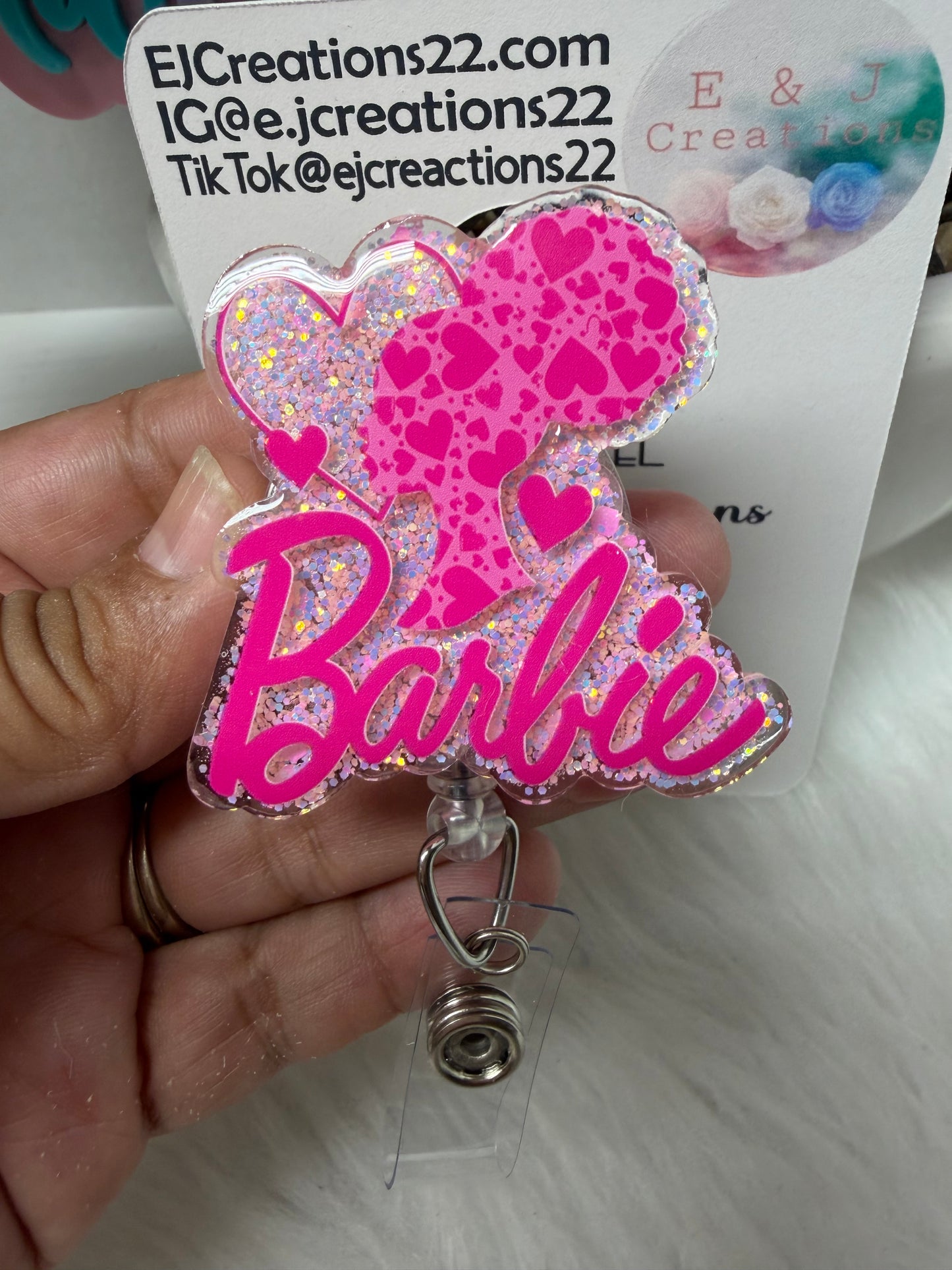 Afro Classy Doll Badge Reel