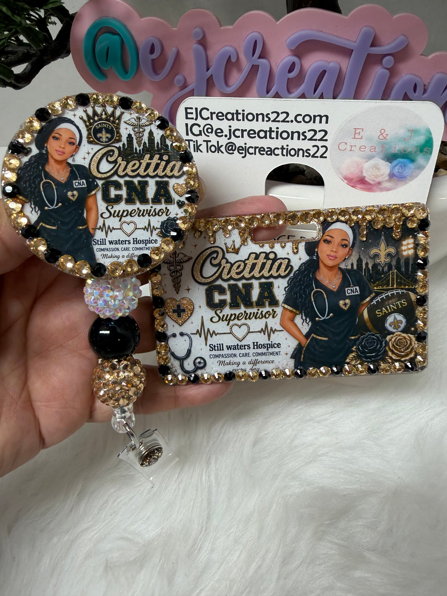 SAINT Bedazzle ID BADGE SET