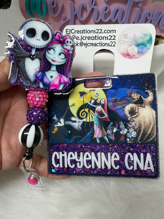 Nightmare Before Christmas Badge Buddy Set