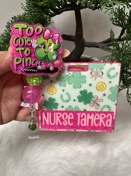 Too Cute To Pinch Badge Buddy Set