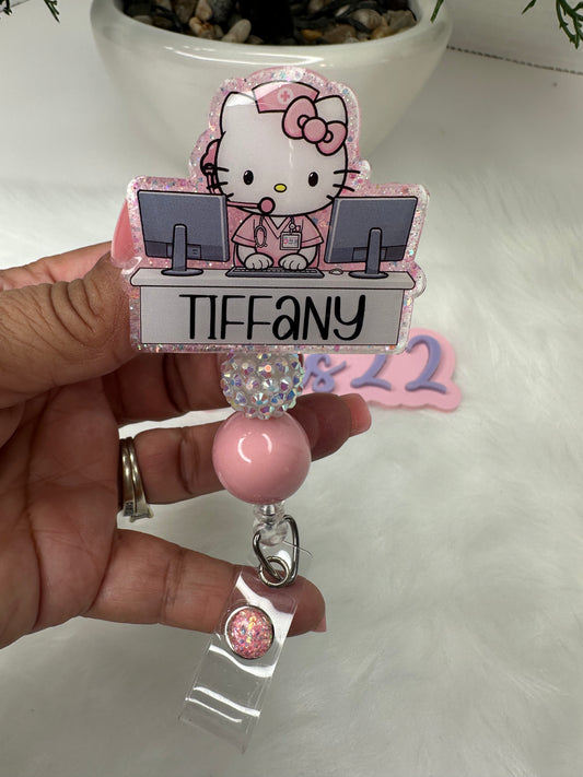 Kitty Admin Coordinator/ Unit Secretary Badge Reel