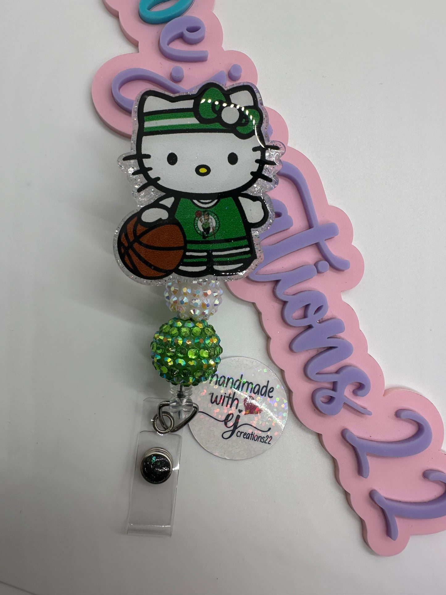 Kitty Cell Badge Reel