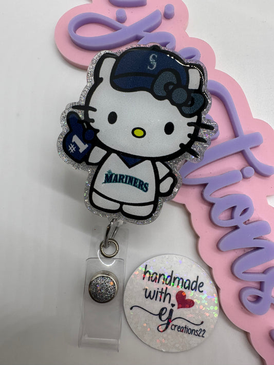 Kitty Marine Badge Reel