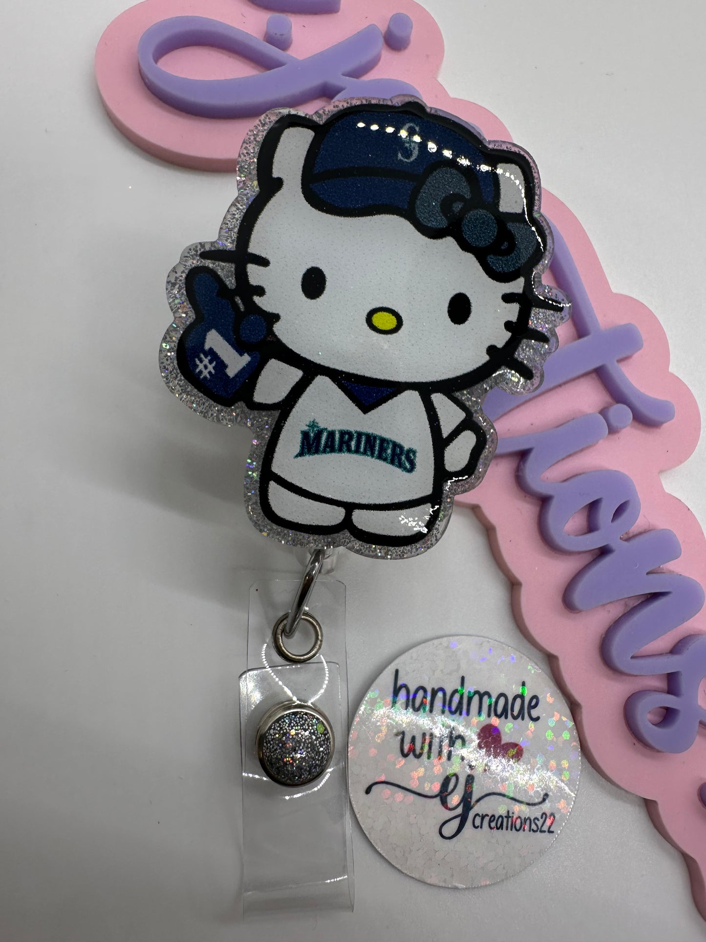 Kitty Marine Badge Reel