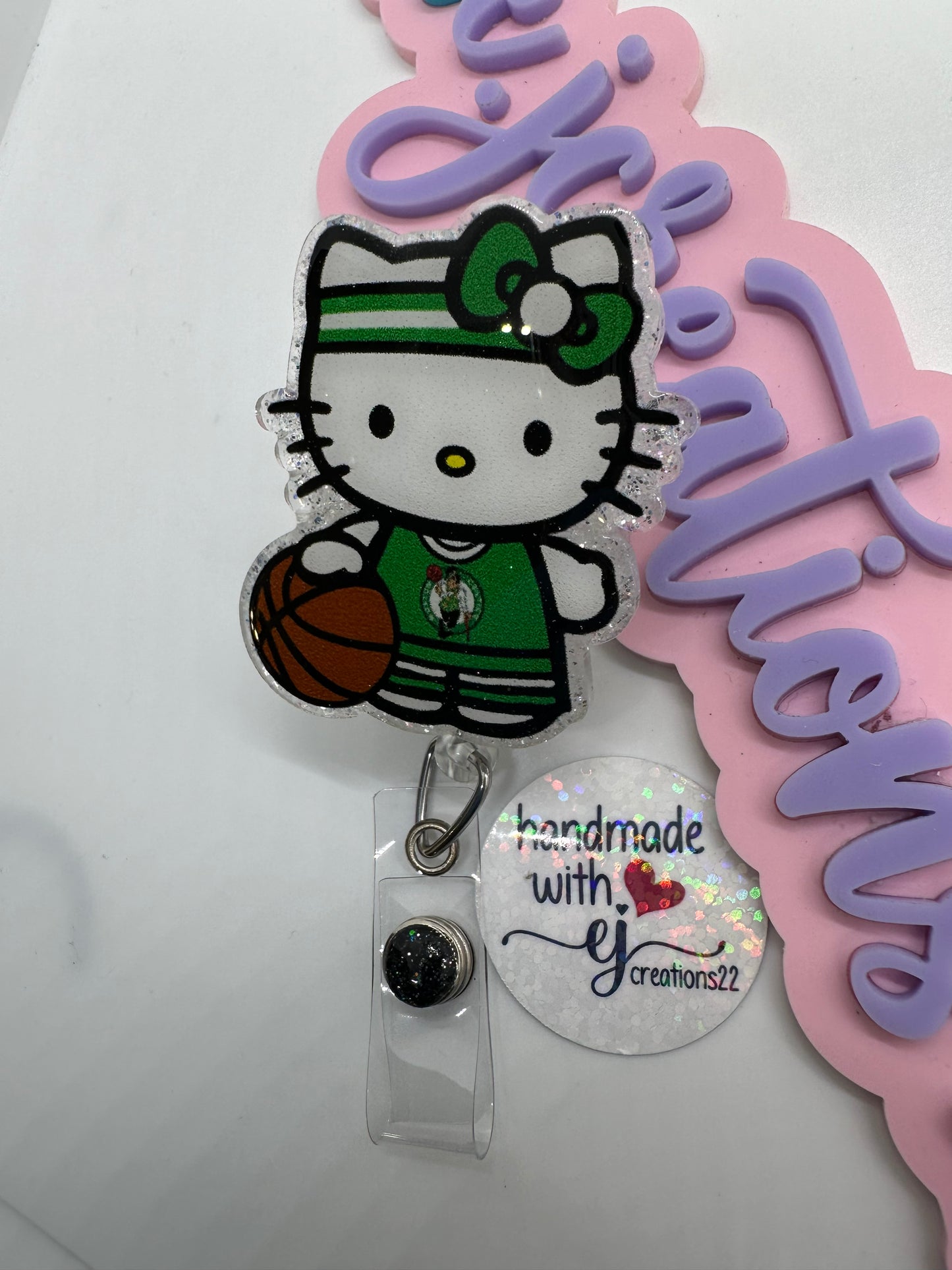 Kitty Cell Badge Reel