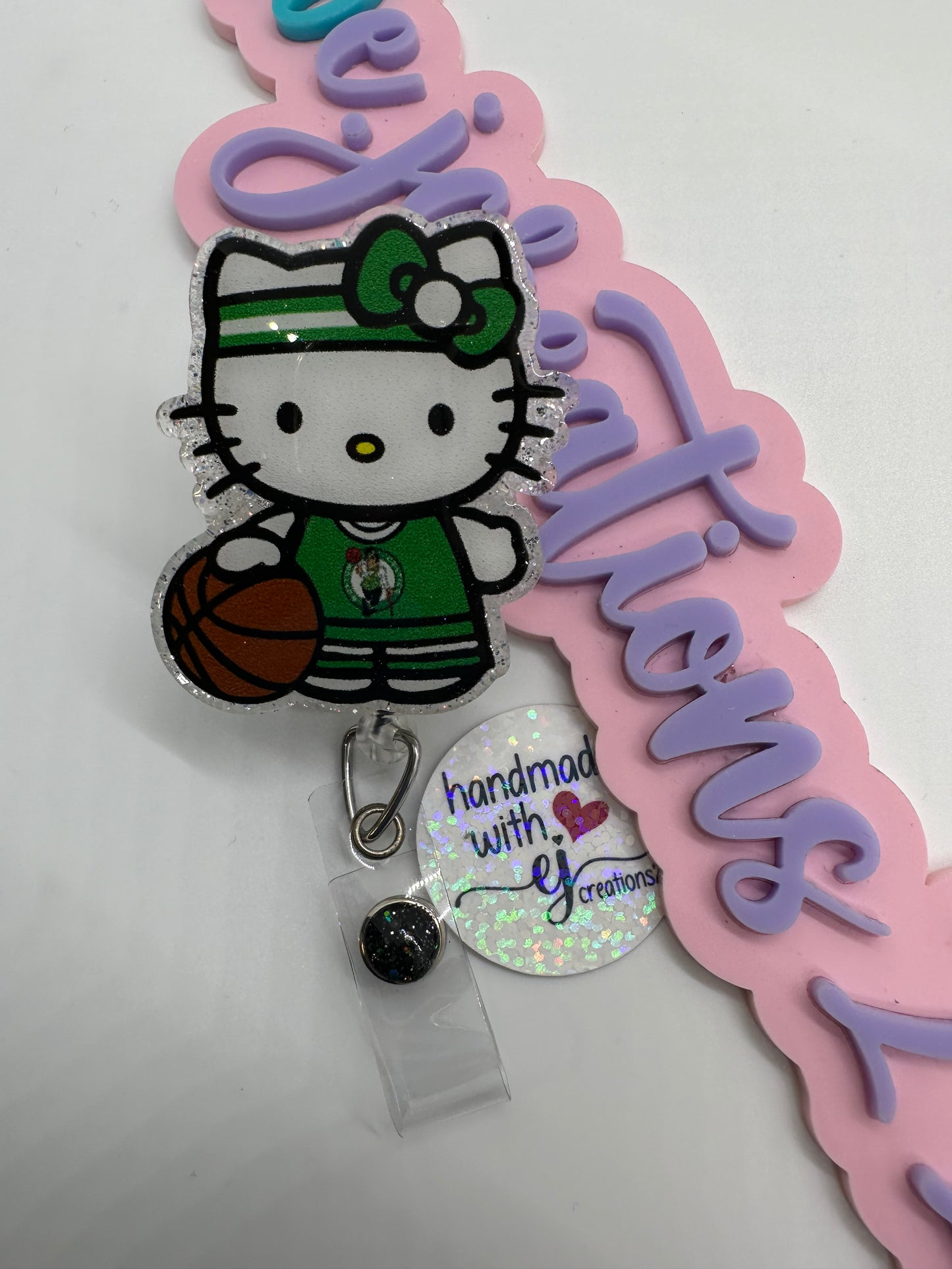 Kitty Cell Badge Reel